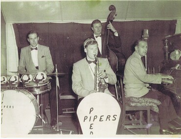 Photograph - Digital Image, Doug Hall and the Pied Pipers, 1950s
