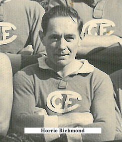 Document - Digital Image, Horrie Richmond. Hall of Fame Citation, 1946-1964