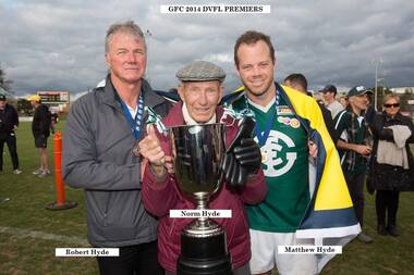 Photograph - Digital Image, Hyde family, 2014 Premiership Cup. Greensborough Football Club, 2014_