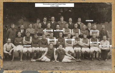 Photograph - Digital Image, Greensborough Football Club. Team photograph 1920s, 1920c