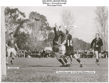 Photograph - Digital Image, Greensborough Football Club. Premiers 1952, 1952_