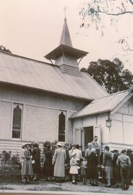 Photograph - Digital Image, Ken Wandin, All Saints Anglican Church Greensborough. Old Church 1956, 1956_