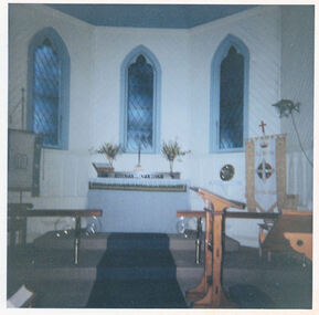 Photograph - Digital Image, Ken Wandin, All Saints Anglican Church Greensborough. Old Church interior 1960s, 1960s