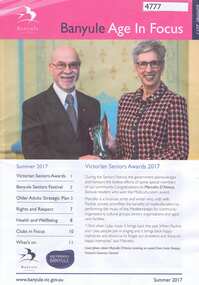 Newsletter, Banyule City Council, Banyule - Age in Focus, 2017_11