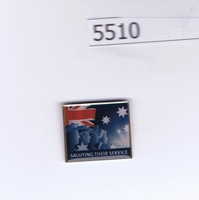 Badge, Saluting their service, 1998_