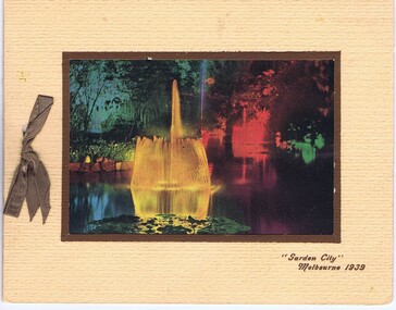 Christmas Card - Digital Image, Melbourne City Council Electricity Supply Department 1939, 1939_