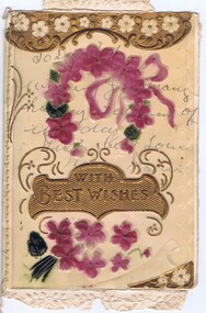 Birthday Card - Digital Image, Postcard to Ted, 1940s