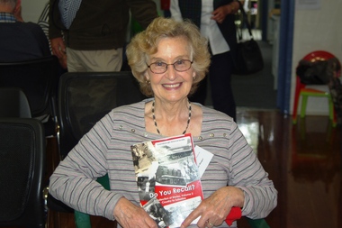 Photograph - Digital Image, Lesley Hooper at GHS book launch, 28/10/2017
