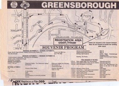 Newspaper, Greensborough Festival '88, 04/10/1988