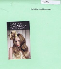 Business card, Milano for Hair, 2016_