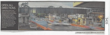 Newspaper Clipping, Diamond Valley Leader, Open all directions, 18/04/2018
