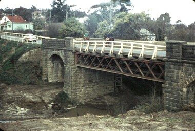 Photograph - Digital Image, Greensborough Bluestone Bridge, circa 1960, 1960s