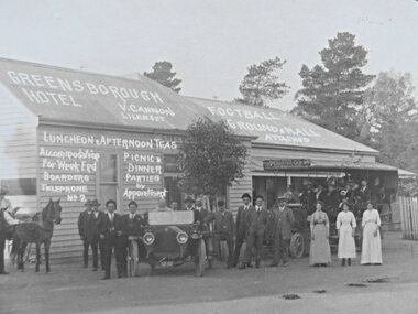 Photograph - Digital Image, Greensborough Hotel, circa 1913, 01/02/1913c
