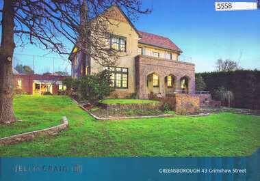 Advertising Leaflet, Jellis Craig Real Estate, 43 Grimshaw Street Greensborough, 11/08/2012