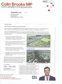 Correspondence, Colin Brooks, North East Link - connecting our community, 2018_05