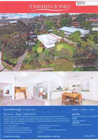Advertising Leaflet, 37 Hailes Street Greensborough, 17/11/2012