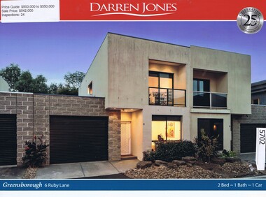 Advertising Leaflet, Darren Jones, 6 Ruby Lane Greensborough, 04/06/2018