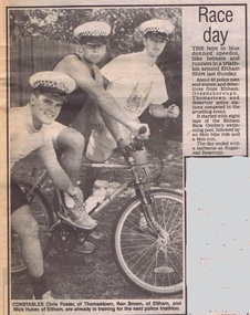 Newspaper Clipping - Digital Image, Diamond Valley Leader, Race Day, 19/02/1991