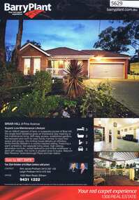 Advertising Leaflet, 9 Pine Avenue Briar Hill, 07/11/2012