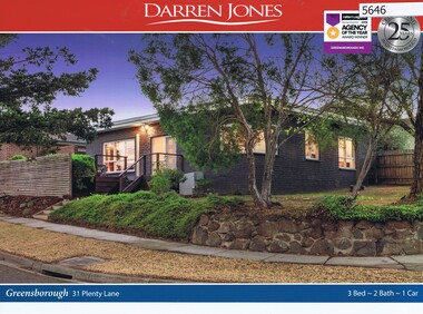 Advertising Leaflet, 31 Plenty Lane Greensborough, 16/06/2018
