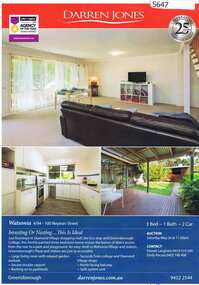 Advertising Leaflet, 4/94-100 Nepean Street Watsonia, 26/05/2018