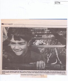 Newspaper Clipping, Diamond Valley News, News watch: Apollo Parkways pre school, 23/08/1995