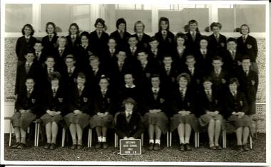 School Photograph - Digital Image, Watsonia High School WaHIGH 1962 Form 1B, 1962_