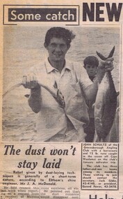 Newspaper Clipping - Digital Image, Some catch, 1970c