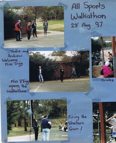 Poster - Digital Image, Greensborough Primary School Gr2062 Walkathon 1997, 27/08/1997