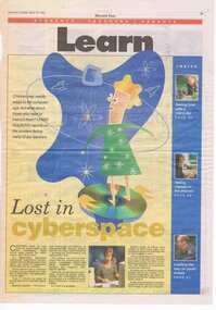 Newspaper Clipping - Digital Image, Lost in cyberspace [Greensborough Primary School Gr2062], 19/03/1996