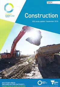 Pamphlet, Victorian Government, Construction: EES study update, 2018_09