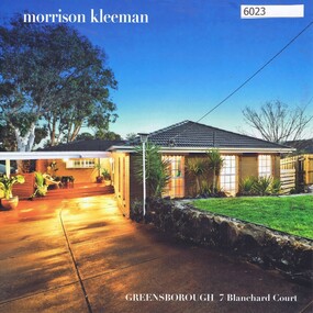 Advertising Leaflet, 7 Blanchard Court Greensborough, 05/02/2018