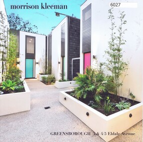 Advertising Leaflet, 3 & 4/5 Eldale Avenue Greensborough, 14/03/2018