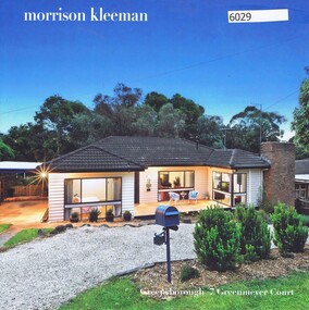 Advertising Leaflet, 7 Greenmeyer Court Greensborough, 20/05/2018