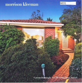 Advertising Leaflet, 4/139 Grimshaw Street Greensborough, 15/08/2018