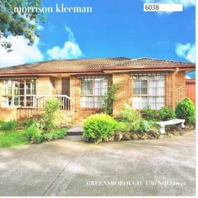Advertising Leaflet, 1/36 Nell Street Greensborough, 29/07/2017