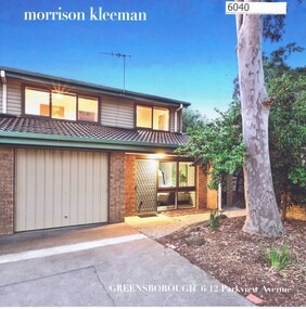 Advertising Leaflet, 6/12 Parkview Avenue Greensborough, 31/01/2018
