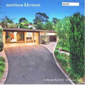Advertising Leaflet, 26 Byron Avenue Lower Plenty, 27/06/2018