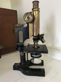 Microscope, Bausch & Lomb Optical Co, Bausch and Lomb microscope, 1912c