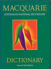 Book, A Delbridge, The Macquarie dictionary, Rev. 3rd ed., ed. by A Delbridge et al, 2001_