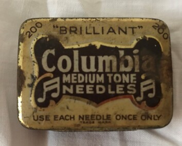 Gramophone Needles, Columbia medium tone needles, 1950s