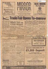 Newspaper, Diamond Valley Mirror, Diamond Valley Mirror: September 14, 1960, 14/09/1960