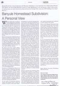 Article, Journal, Jane Rizzetti, Banyule Homestead Subdivision: a personal view, by Janine Rizzetti, 2014_10