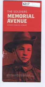 Pamphlet, The Soldiers Memorial Avenue, Queens Domain, Hobart, 2015_
