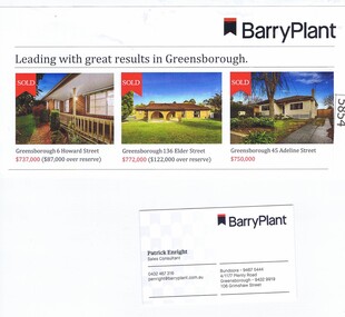 Advertising Leaflet, Barry Plant Bundoora, 2018_08