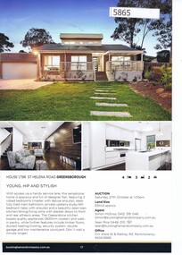 Advertising Leaflet, Buckingham and Company Estate Agents, 1/198 St Helena Road Greensborough; and, 1 & 2/60 St Helena Road Greensborough, 2018_08
