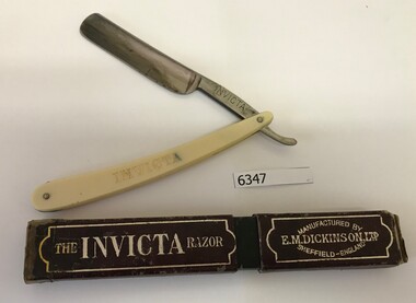 Cut-throat razor, Invicta Razor, 1900c