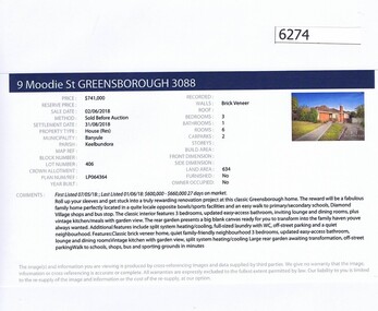 Advertising Leaflet, Barry Plant Greensborough, 9 Moodie Street Greensborough, 02/06/2018