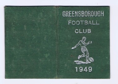 Membership Ticket - Digital Image, Greensborough Football Club, 1949, 1949_