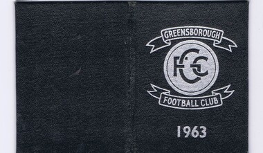 Membership Ticket - Digital Image, Greensborough Football Club, 1963, 1963_